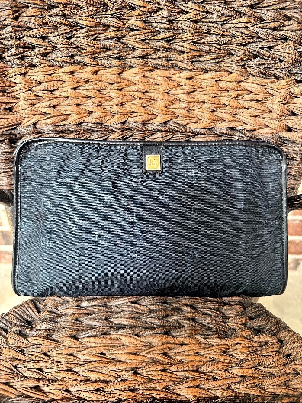 Vintage Christian Dior Monogram Clutch